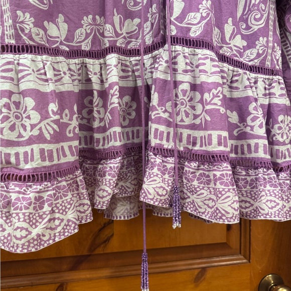 FARM Rio Purple and White Patterned Blouse - Picture 3 of 6